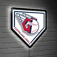 Cleveland Guardians LED Wall Home Plate