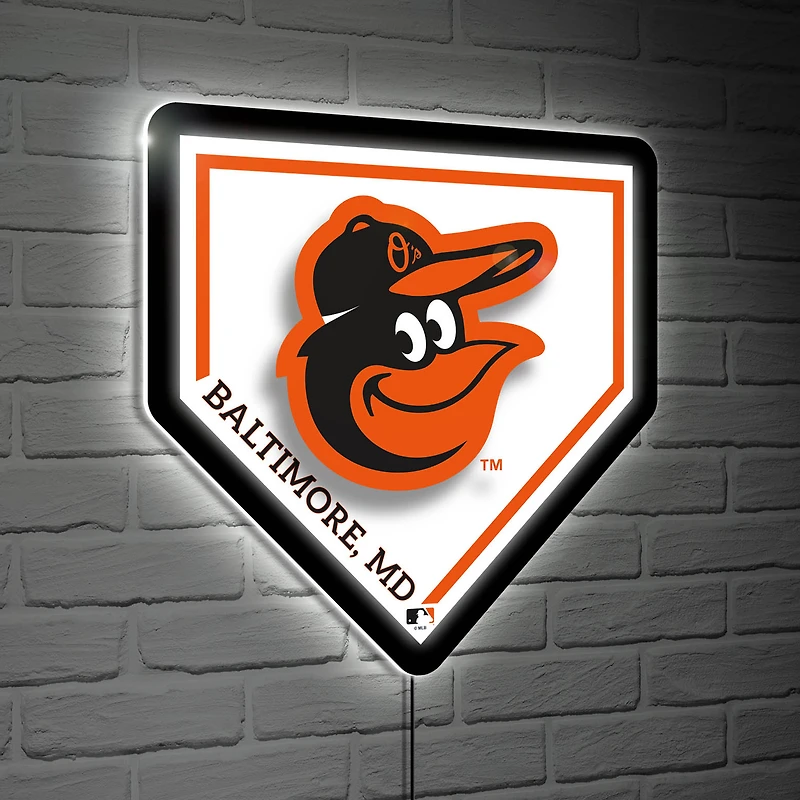 Baltimore Orioles LED Wall Home Plate