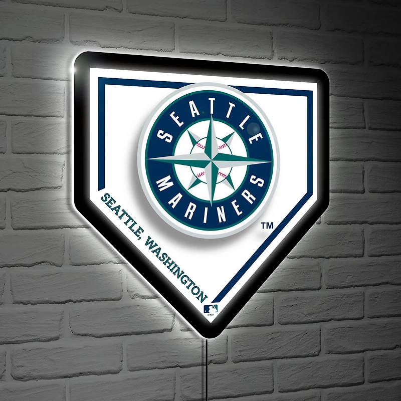 Seattle Mariners LED Wall Home Plate