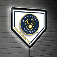 Milwaukee Brewers LED Wall Home Plate
