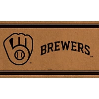 Milwaukee Brewers 16" x 28" Logo Outdoor Coir Mat