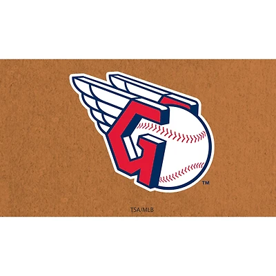 Cleveland Guardians 28" x 16" Primary Logo Coir Mat