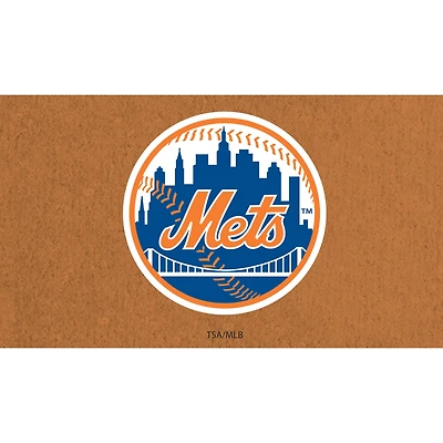 New York Mets 28" x 16" Primary Logo Coir Mat
