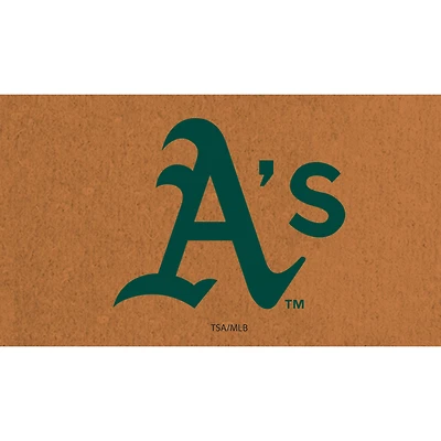 Athletics 28" x 16" Primary Logo Coir Mat