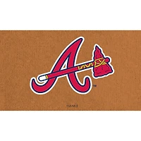 Atlanta Braves 28" x 16" Primary Logo Coir Mat