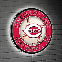 Cincinnati Reds LED XL Round Wall Décor