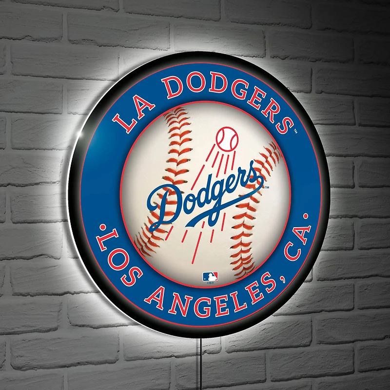 Los Angeles Dodgers LED XL Round Wall Décor