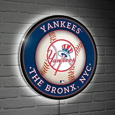 New York Yankees LED XL Round Wall Décor