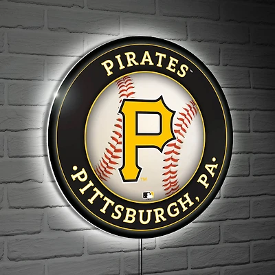Pittsburgh Pirates LED XL Round Wall Décor