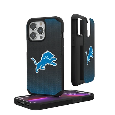 Detroit Lions Linen Logo iPhone Rugged Case