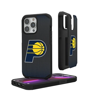 Indiana Pacers Linen Logo iPhone Rugged Case