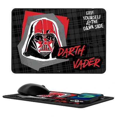 Keyscaper Darth Vader Black Star Wars Ransom Wireless Charger & Mouse Pad