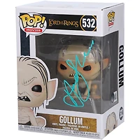Andy Serkis Lord of the Rings Autographed Gollum #532 Funko Pop! Vinyl Figure - Signed in Green Paint - BAS