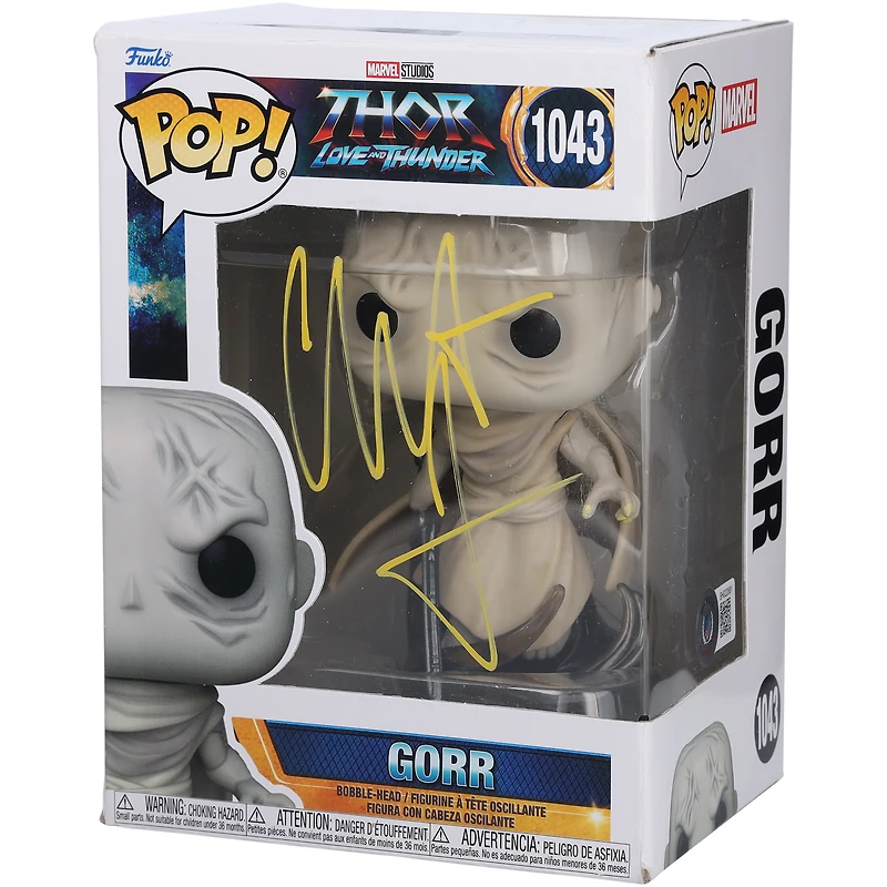 Christian Bale Thor: Love and Thunder Autographed Gorr #1043 Funko Pop! Vinyl Figure - Signed in Paint