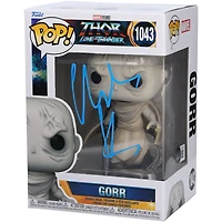 Christian Bale Thor: Love and Thunder Autographed Gorr #1043 Funko Pop! Vinyl Figure - Signed in Blue Paint - BAS