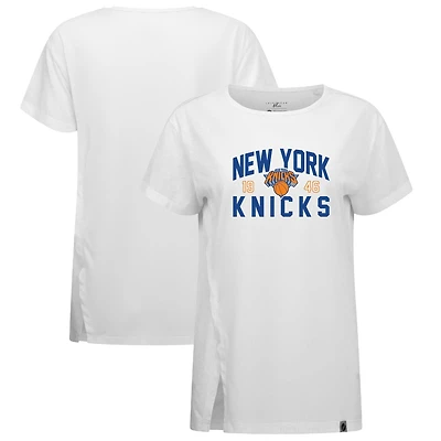 Women's Levelwear White New York Knicks Influx T-Shirt