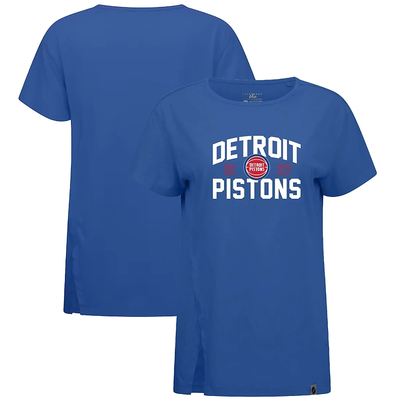 Women's Levelwear Blue Detroit Pistons Influx T-Shirt