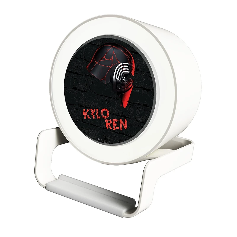 Keyscaper Kylo Ren White Star Wars Iconic Night Light Wireless Charger and Bluetooth Speaker