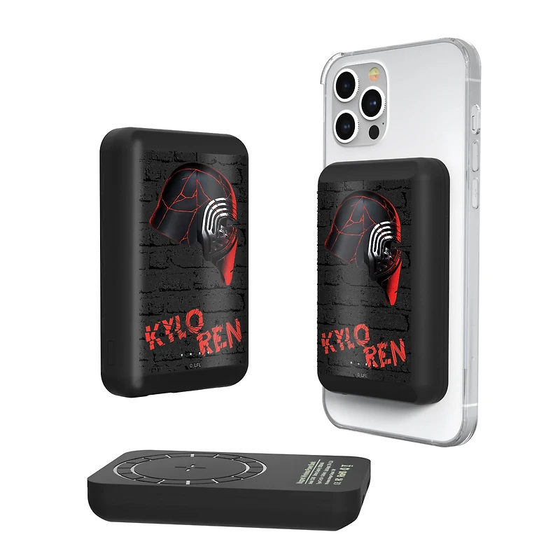 Keyscaper Kylo Ren Black Star Wars Iconic 5000mAh Wireless Magnetic Power Bank