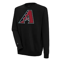 Men's Antigua Black Arizona Diamondbacks Victory Pullover Sweatshirt