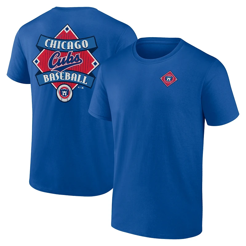 Men's Royal Chicago Cubs Cooperstown Collection Field Play T-Shirt