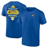Men's Royal Seattle Mariners Cooperstown Collection Field Play T-Shirt