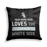 Pegasus Chicago White Sox 18" x 18" City Skyline Personalized Decor Pillow