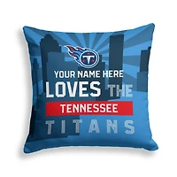 Pegasus Tennessee Titans 18" x 18" City Skyline Personalized Decor Pillow