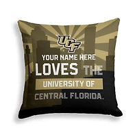 Pegasus UCF Knights 18" x 18" City Skyline Personalized Decor Pillow