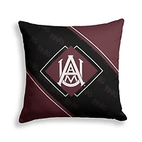 Pegasus Alabama A&M Bulldogs 18" x 18" Diamond Boxed Decor Pillow