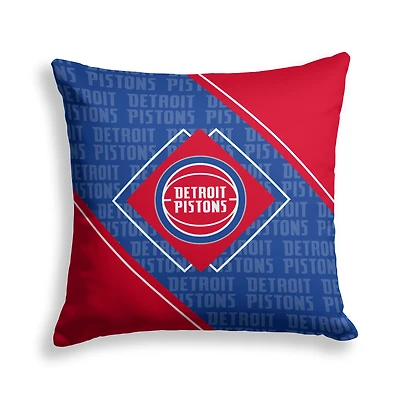 Pegasus Detroit Pistons 18" x 18" Diamond Boxed Decor Pillow