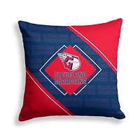 Pegasus Cleveland Guardians 18" x 18" Diamond Boxed Decor Pillow