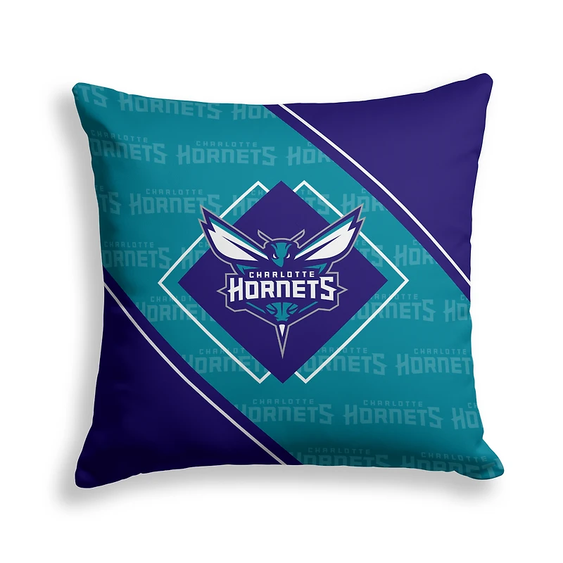 Pegasus Charlotte Hornets 18" x 18" Diamond Boxed Decor Pillow