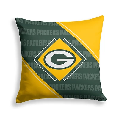 Pegasus Green Bay Packers 18" x 18" Diamond Boxed Decor Pillow