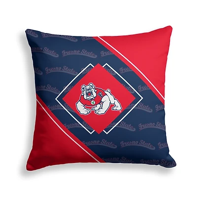 Pegasus Fresno State Bulldogs 18" x 18" Diamond Boxed Decor Pillow