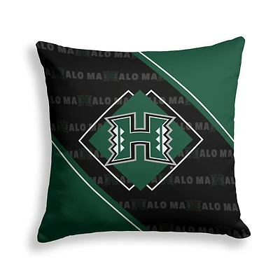 Pegasus Hawaii Rainbow Warriors 18" x 18" Diamond Boxed Decor Pillow