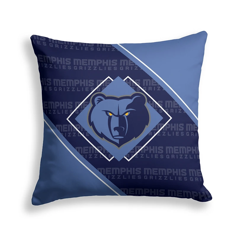 Pegasus Memphis Grizzlies 18" x 18" Diamond Boxed Decor Pillow