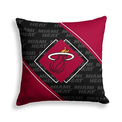 Pegasus Miami Heat 18" x 18" Diamond Boxed Decor Pillow