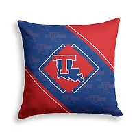 Pegasus Louisiana Tech Bulldogs 18" x 18" Diamond Boxed Decor Pillow