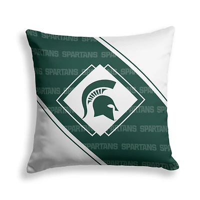 Pegasus Michigan State Spartans 18" x 18" Diamond Boxed Decor Pillow
