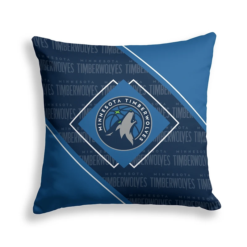 Pegasus Minnesota Timberwolves 18" x 18" Diamond Boxed Decor Pillow