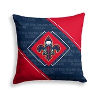 Pegasus New Orleans Pelicans 18" x 18" Diamond Boxed Decor Pillow