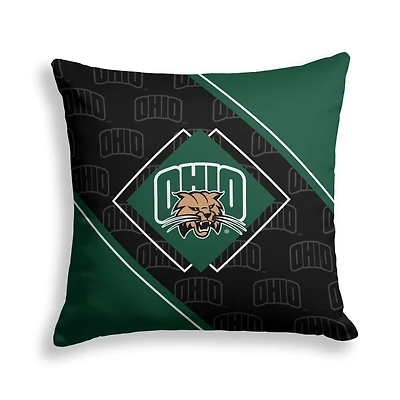 Pegasus Ohio Bobcats 18" x 18" Diamond Boxed Decor Pillow