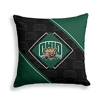Pegasus Ohio Bobcats 18" x 18" Diamond Boxed Decor Pillow