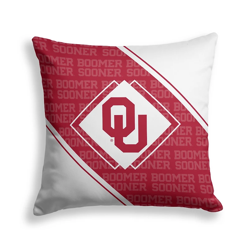 Pegasus Oklahoma Sooners 18" x 18" Diamond Boxed Decor Pillow