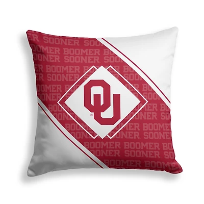 Pegasus Oklahoma Sooners 18" x 18" Diamond Boxed Decor Pillow