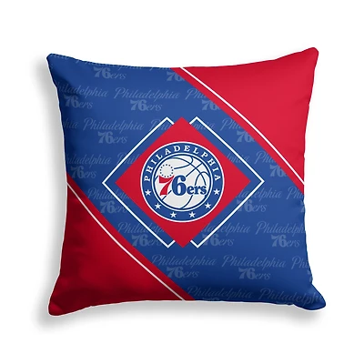 Pegasus Philadelphia 76ers 18" x 18" Diamond Boxed Decor Pillow