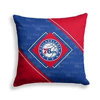 Pegasus Philadelphia 76ers 18" x 18" Diamond Boxed Decor Pillow