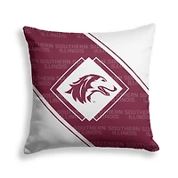 Pegasus Southern Illinois Salukis 18" x 18" Diamond Boxed Decor Pillow
