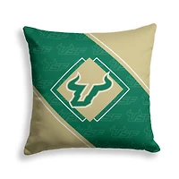 Pegasus South Florida Bulls 18" x 18" Diamond Boxed Decor Pillow